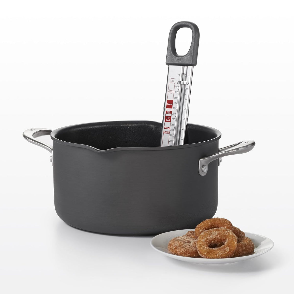 Good Grips Glass Candy and Deep Fry Thermometer, Silver, 1 EA