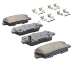QUALITY-BUILT Premium Ceramic Rear Brake Pads w/Hardware BP1284C