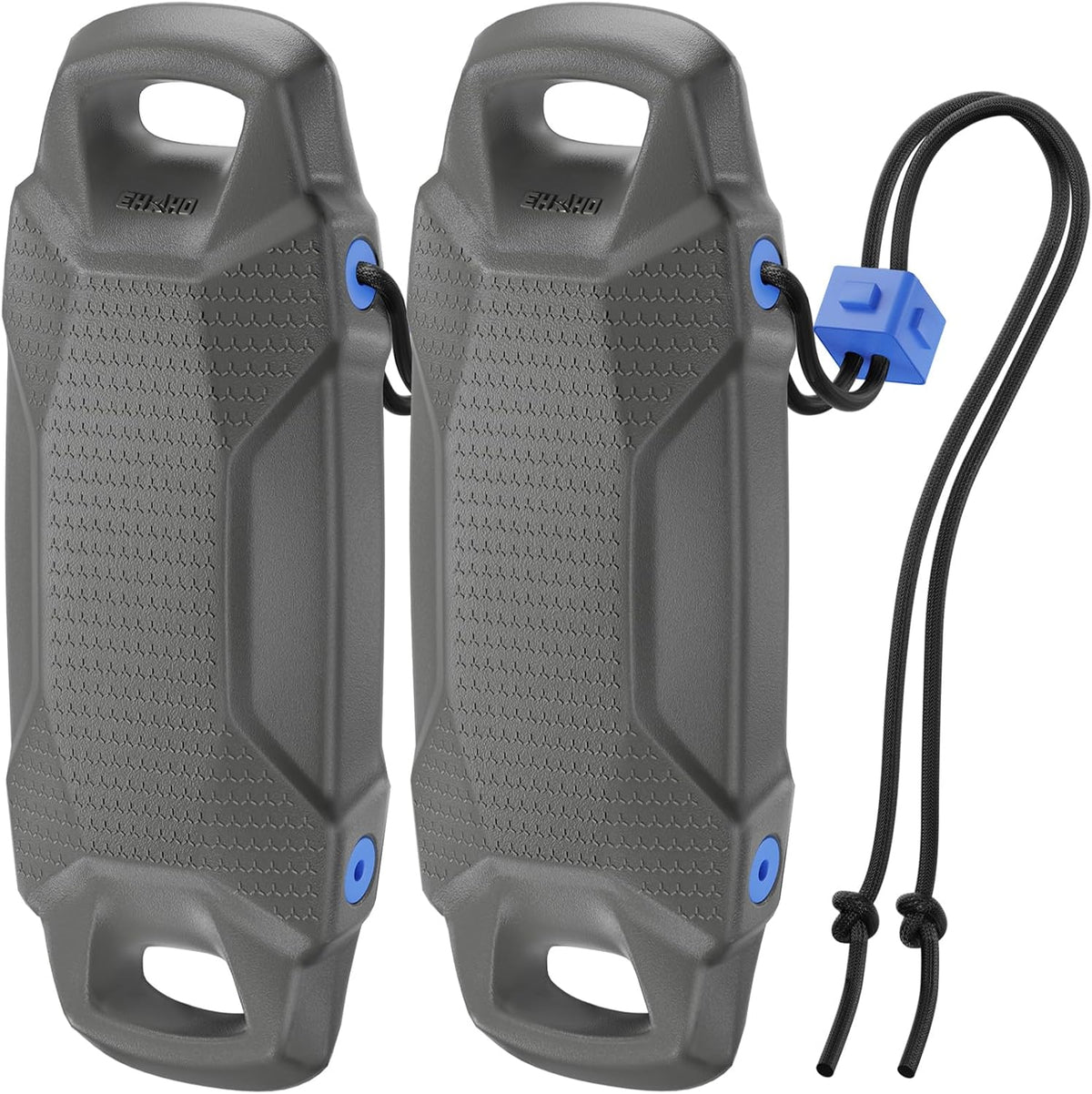 Boat Fenders, Boat Bumpers for Docking, EVA Pontoon Bumpers with Integrated Locking Rope, Fit for Bass, Ski