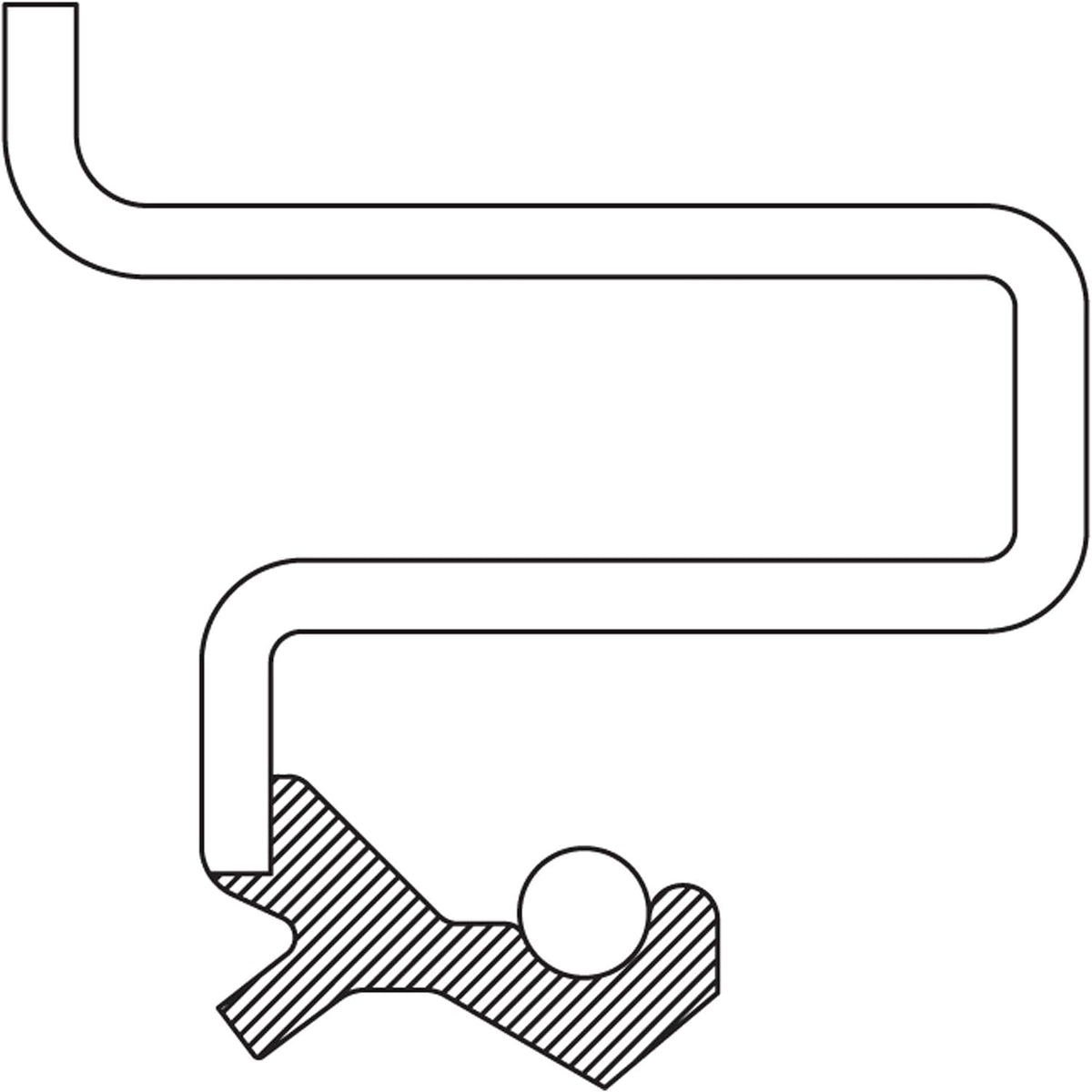 National 711057 Automatic Transmission Output Shaft Seal