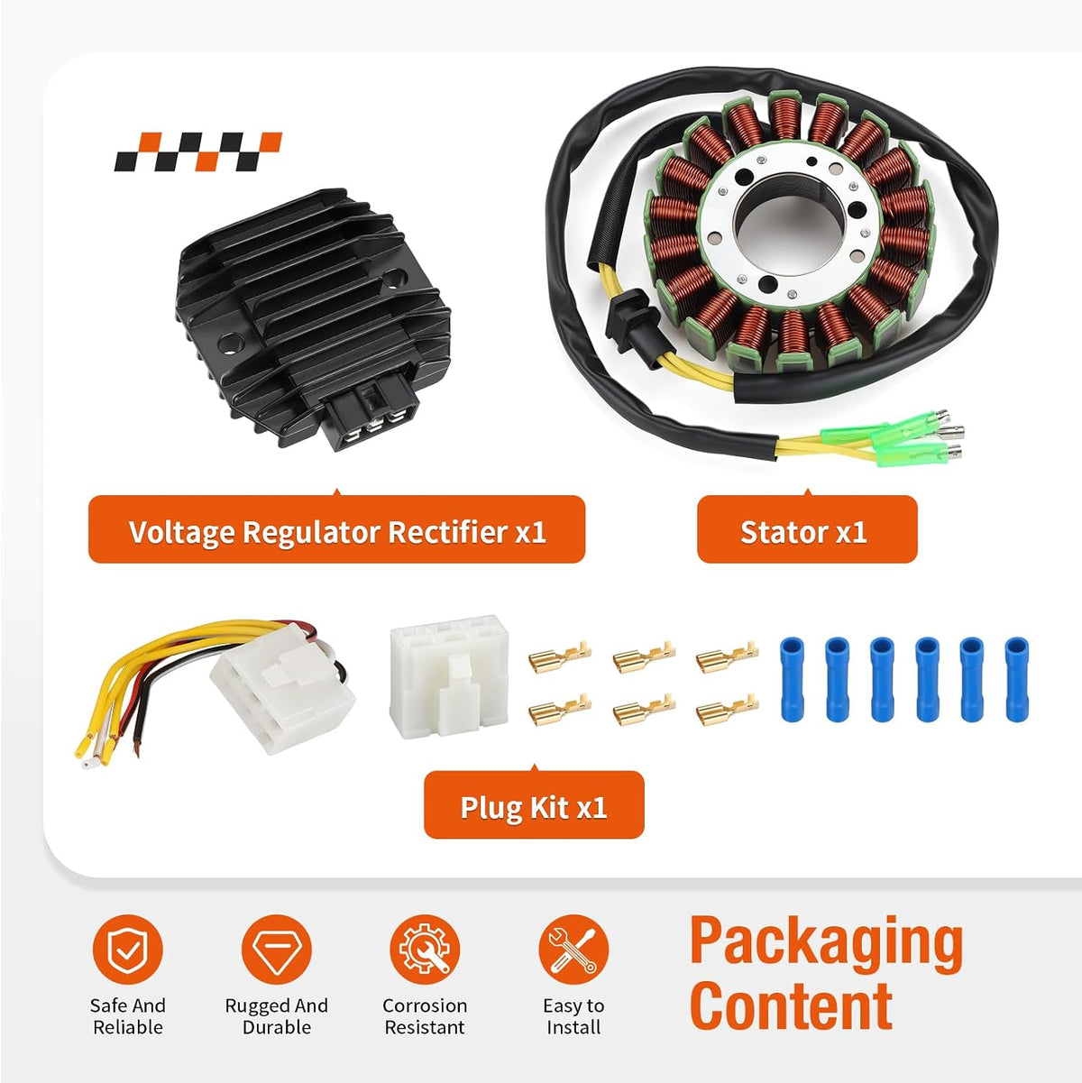 Stator + Regulator Rectifier For Kawasaki Vulcan 750 1986-2006 LTD 700 1985