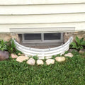 Clear Basement Window Well Covers Outside 41" X 16", Heavy-Duty Polycarbonate Egress Window Well Covers, UV