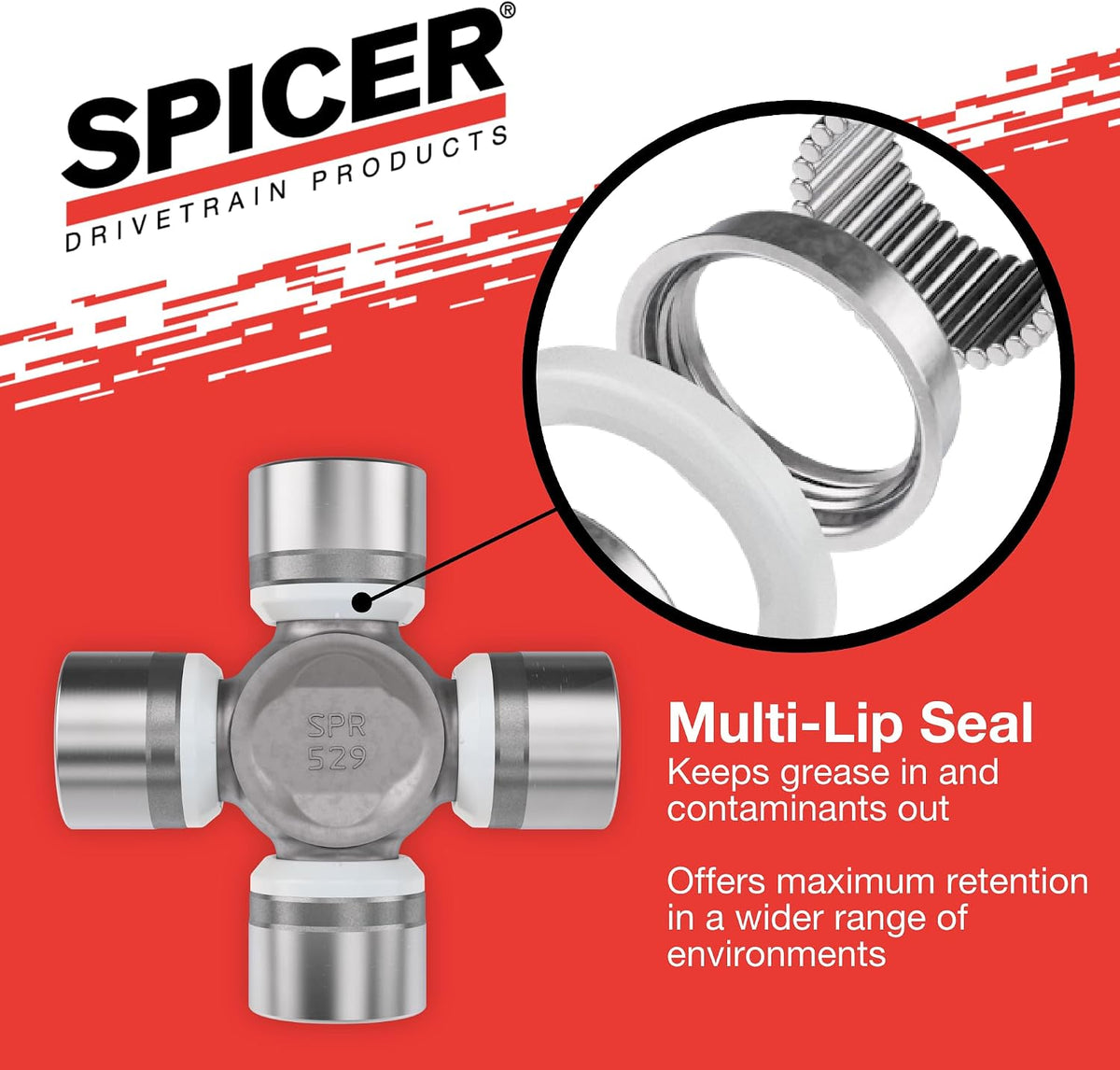 Spicer 5-7166X U-Joint Kit 1350WJ Series (ISR)