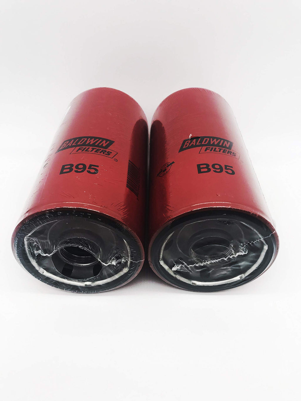 Baldwin Filters Oil Filter, Spin-On Filter Design - B95 (Pack of 2)