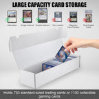 Trading Card Storage Box, 30-Pack 1100 Count White Corrugated Cardboard Box