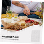 Reusable Freezer Ice Packs, 5 Sheets Self Absorbing Cooling Packs