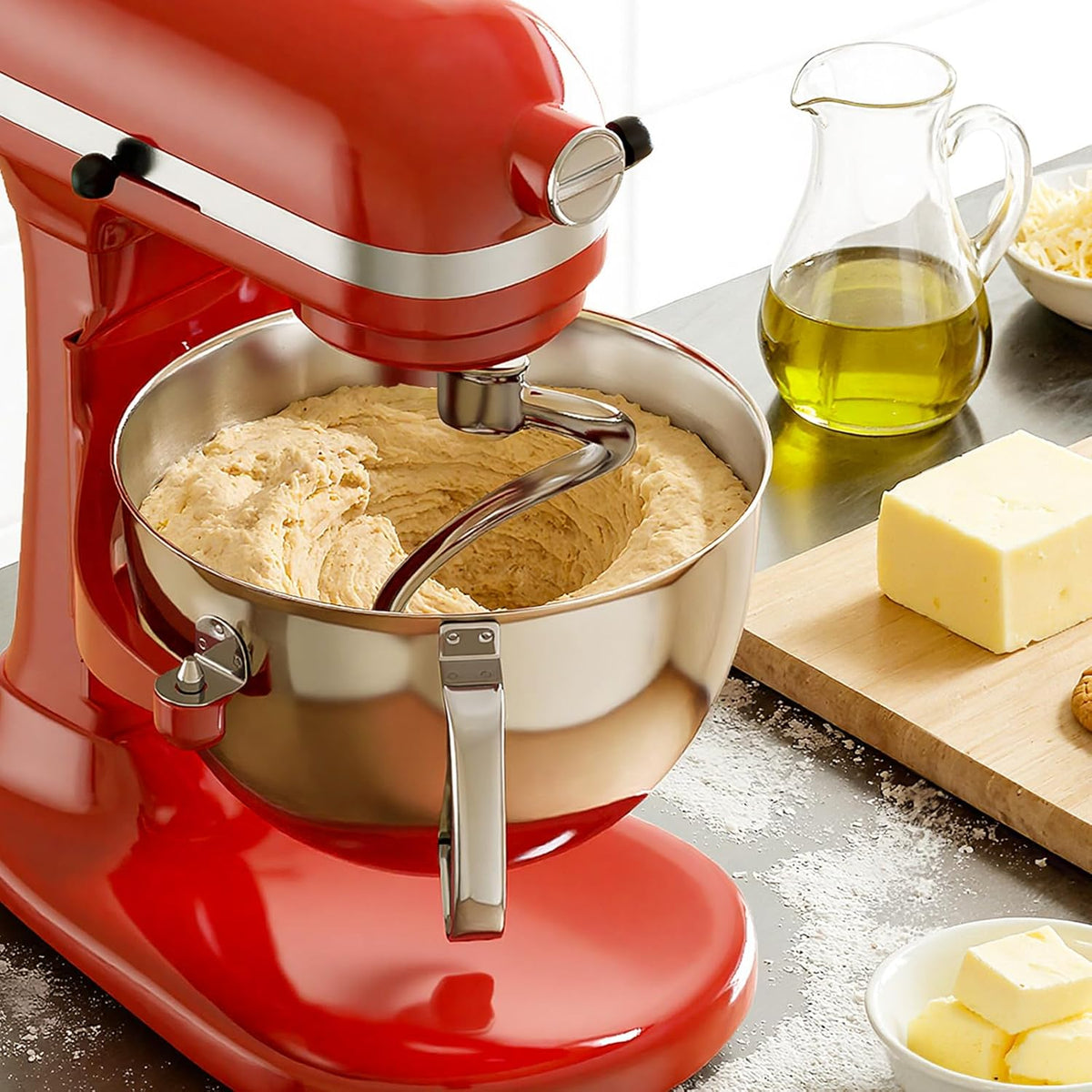 Spiral Dough Hook for KitchenAid 5 Plus & 6-Qt Bowl-Lift Mixers