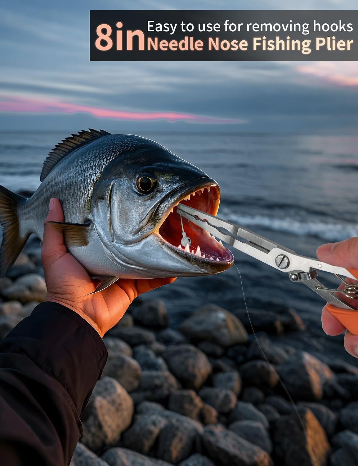 Hook Remover Fishing Pliers,Stainless Steel Fishing Tools | Multitool Fishing Gear