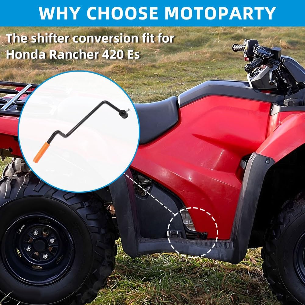 motoparty Shifter Conversion for Honda Rancher 420 ES Gear Shift Lever