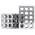 Accusize Ultra Precision 1-2-3 Blocks Set, 23 Holes, 2 Pc Pair