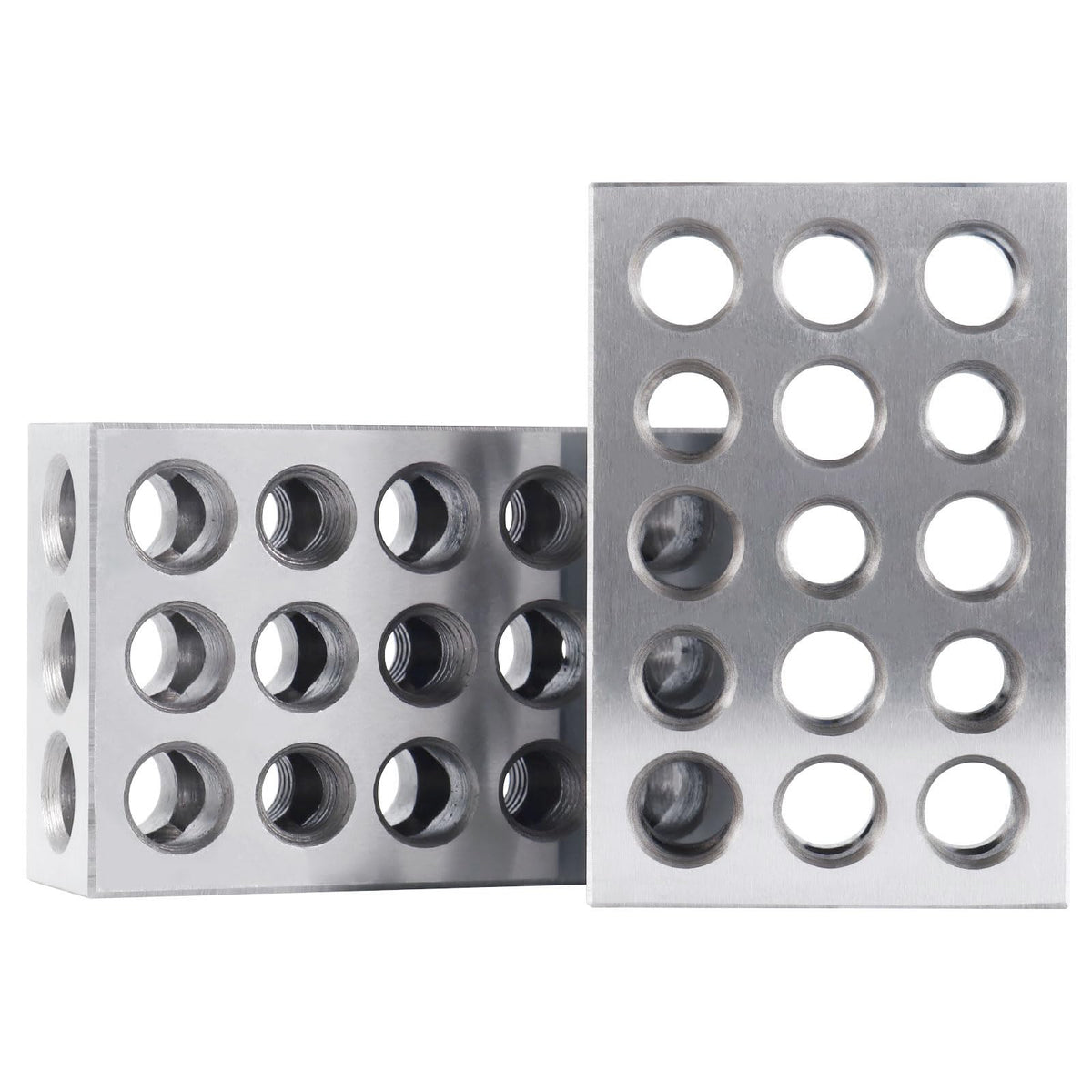 Accusize Ultra Precision 1-2-3 Blocks Set, 23 Holes, 2 Pc Pair