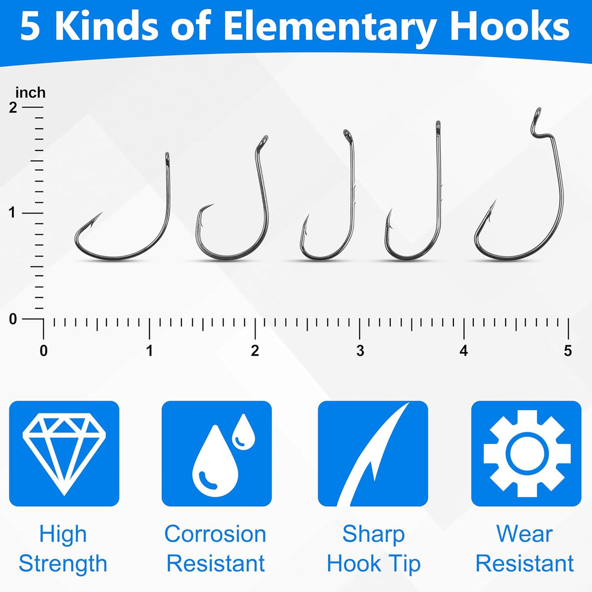 Fishing Hooks Bobbers Tackle Kit 214pcs Beginngers Equipment Include Baitholder Circle Fishing Hooks Bobber Floats
