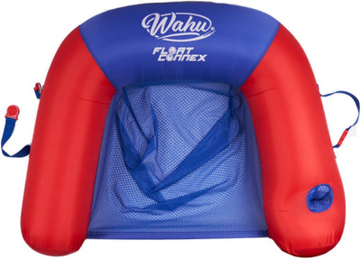 Float Connex Aqua Pool Seat with Connex Clips, Cupholder, and Inflate Valve, Inflatable Pool Float Chair for Adults