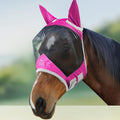 CareMaster Pro Luminous Fine Mesh UV-proof Fleece Padding Fly Mask Half Face Flamingo (L; Full Size)