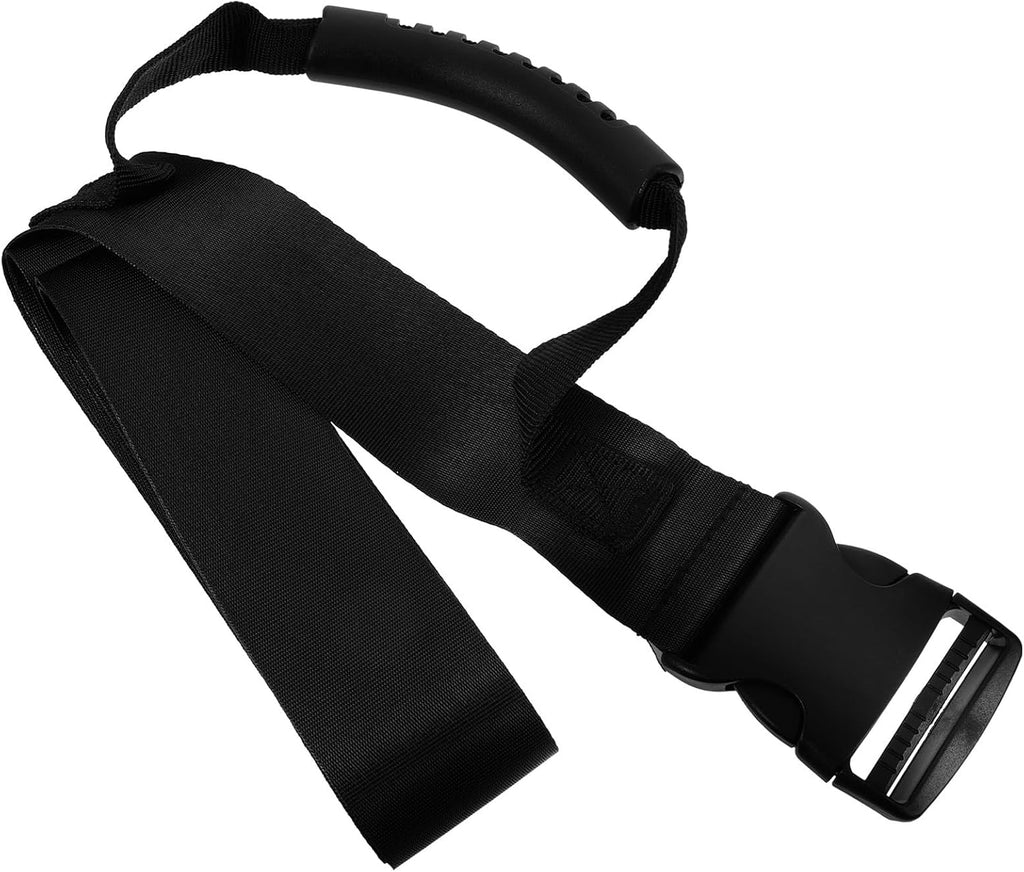 Portable Heavy-Duty Lifting Strap with Handle, Object Moving Strap for Home and Industrial Use, Foldable Tie-Down