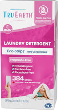 Laundry Detergent Sheets, Unscented for Baby, 384 Strips
