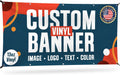 Custom Banner, Personalized Vinyl Banners Sign for Business, Event, Birthday, Party Decor, Indoor or Outdoor Vinyl