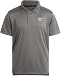 Boys Dry Fit Short Sleeve Golf Polo Shirt for School & Sports | Moisture-Wicking Stretch Fabric with a Two-Button