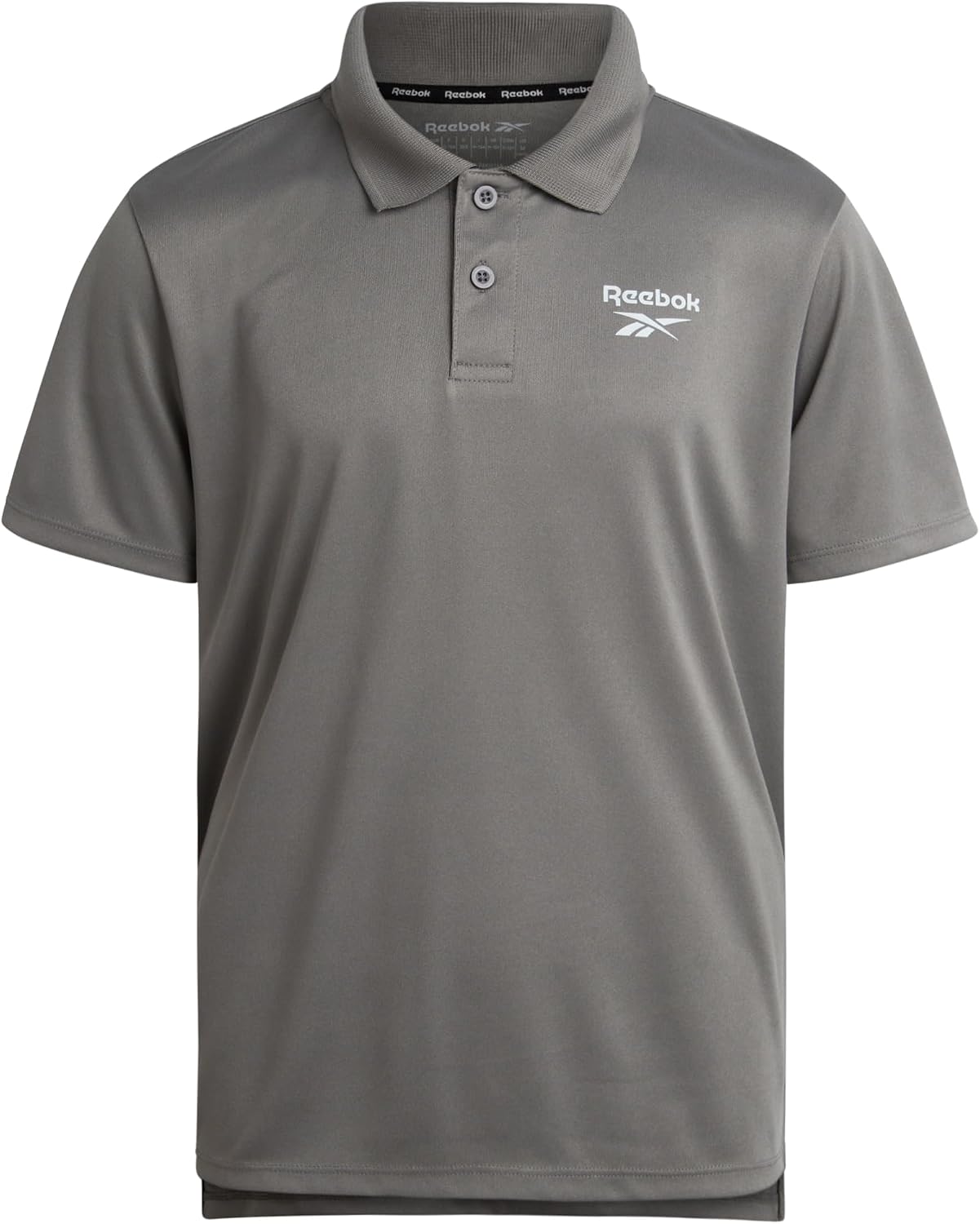 Boys Dry Fit Short Sleeve Golf Polo Shirt for School & Sports | Moisture-Wicking Stretch Fabric with a Two-Button