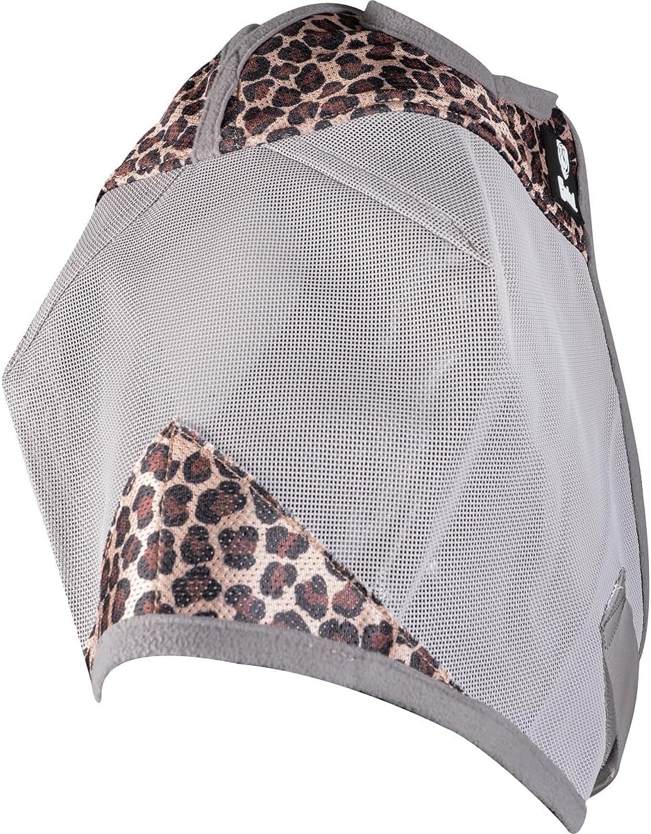 Crusader Fly Mask, Standard (Leopard, Horse)