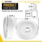 Dishwasher Lower Rack Wheel for General Electric GE GSD6500J10BB