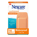 Waterproof Cushioned Bandages, Knee & Elbow, 2 x 4 in, 20 Count
