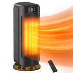 1500W Ceramic Space Heater,Oscillating Heater with Digital Display