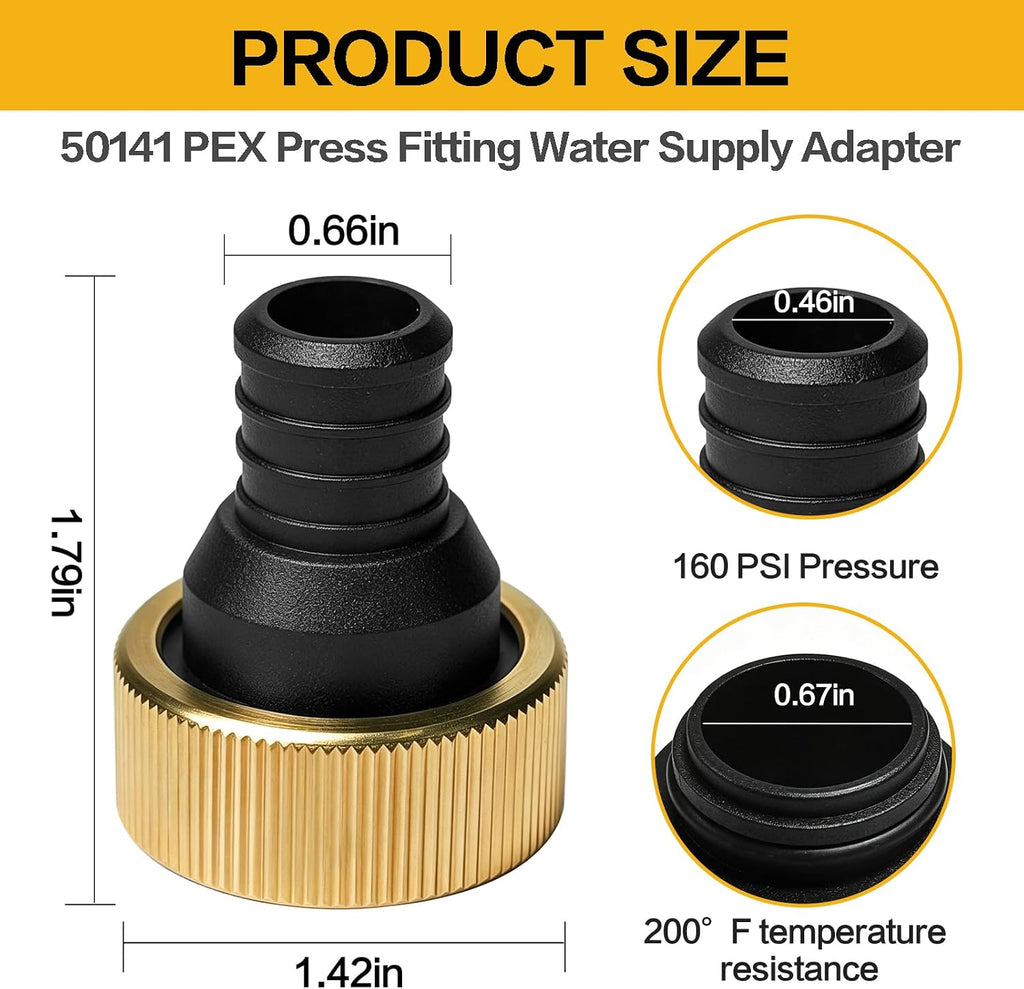 50141 Pex Manifold 1" Inlet 3/4" Outlet