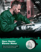 SCITOO 700325 Front HVAC Heater Blower Motor with Fan Cage