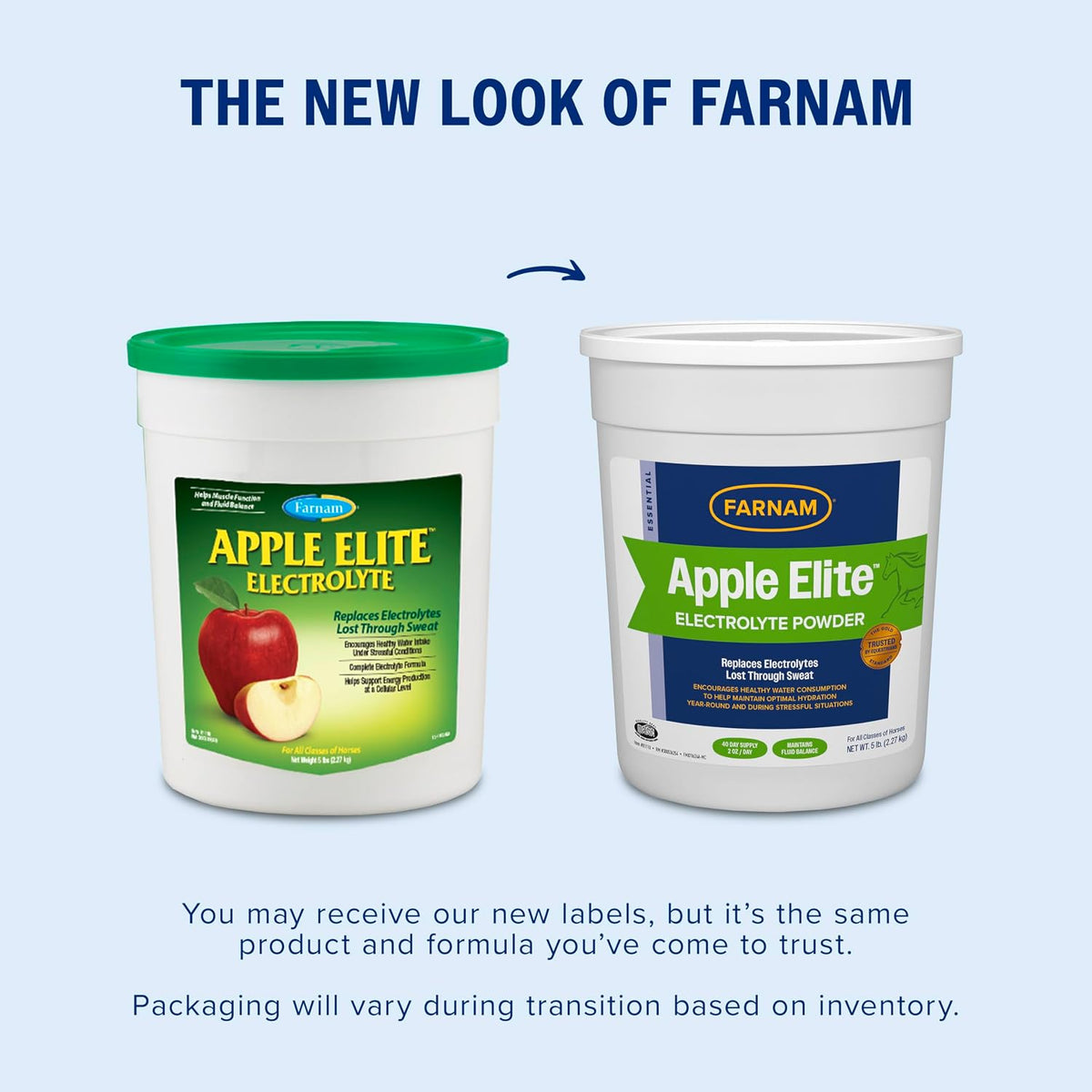 Apple Elite Horse Electrolytes Powder Supplement, 40 Day Supply