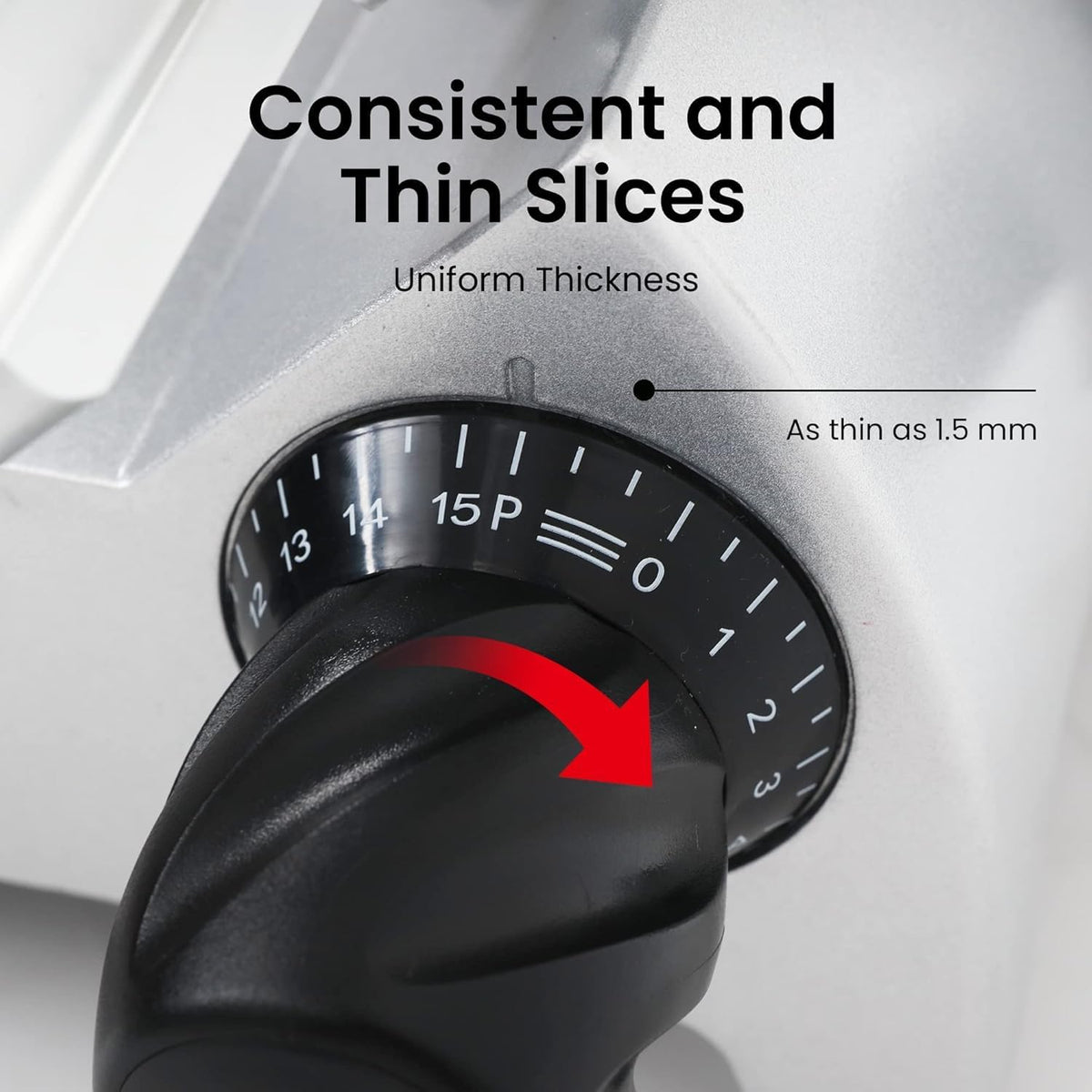 Paladin 12" Commercial Meat Slicer 350W Anodized Electric Deli Food Slicer