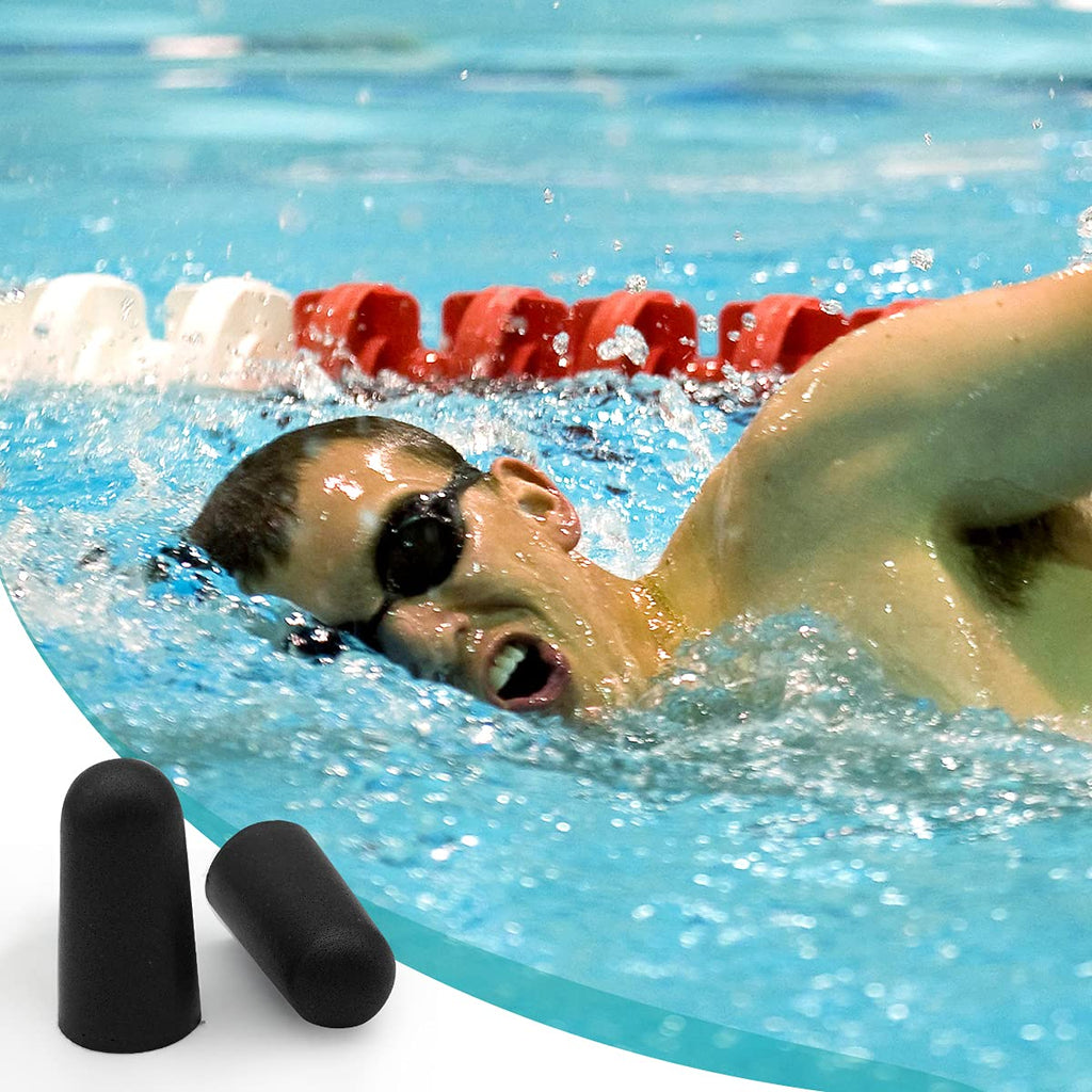 100 Pair Earplugs for Noise Cancelling Ultra Soft Foam Ear Plugs for Sleeping Noise Blocking Earplugs for Study Work