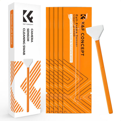 6 Pack Full-Frame Sensors Cleaning Swabs, Camera Clean | 24mm Sensor Swabs,Vacuum Packed,Soft and Flexible,Smooth and