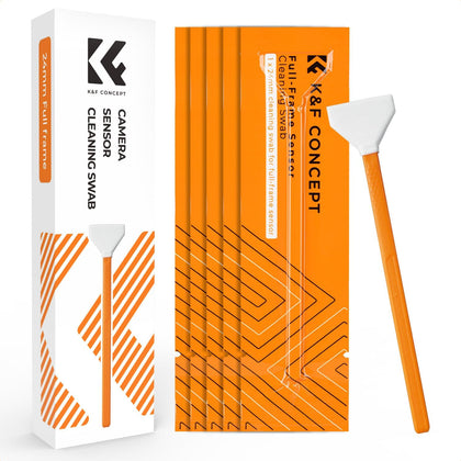 6 Pack Full-Frame Sensors Cleaning Swabs, Camera Clean | 24mm Sensor Swabs,Vacuum Packed,Soft and Flexible,Smooth and