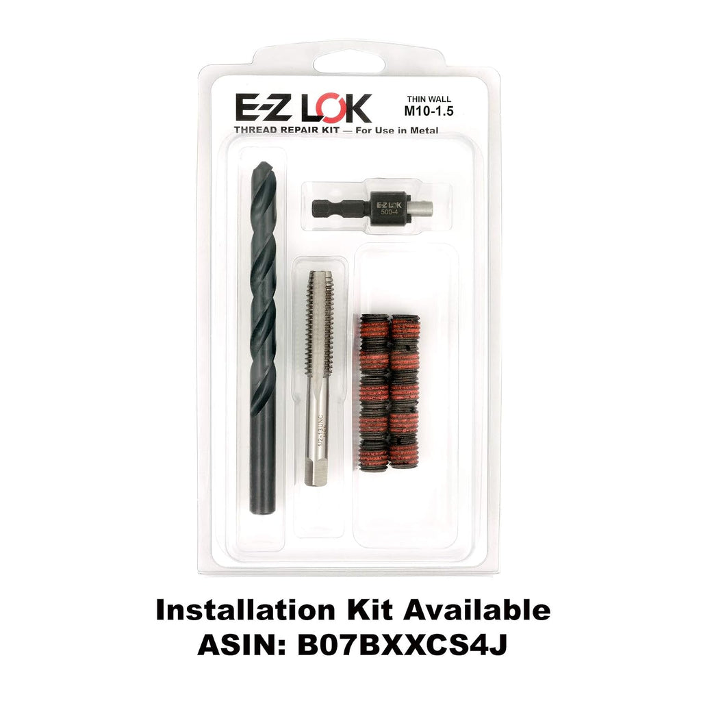 E-Z LOK Thread Insert, M10-1.5 Internal, 0.5-13 External, 5 ct