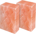Himalayan Salt Block – 8x4x2 2-Pack – 100% Natural Mineral Salt Lick for Horses, Cows, Goats & Sheep – Animal Feed
