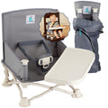 OmniBoost Travel Booster Seat with Tray for Baby, Dining Table, Camping, Beach, Grandma’s | Folding Portable Tip-Free