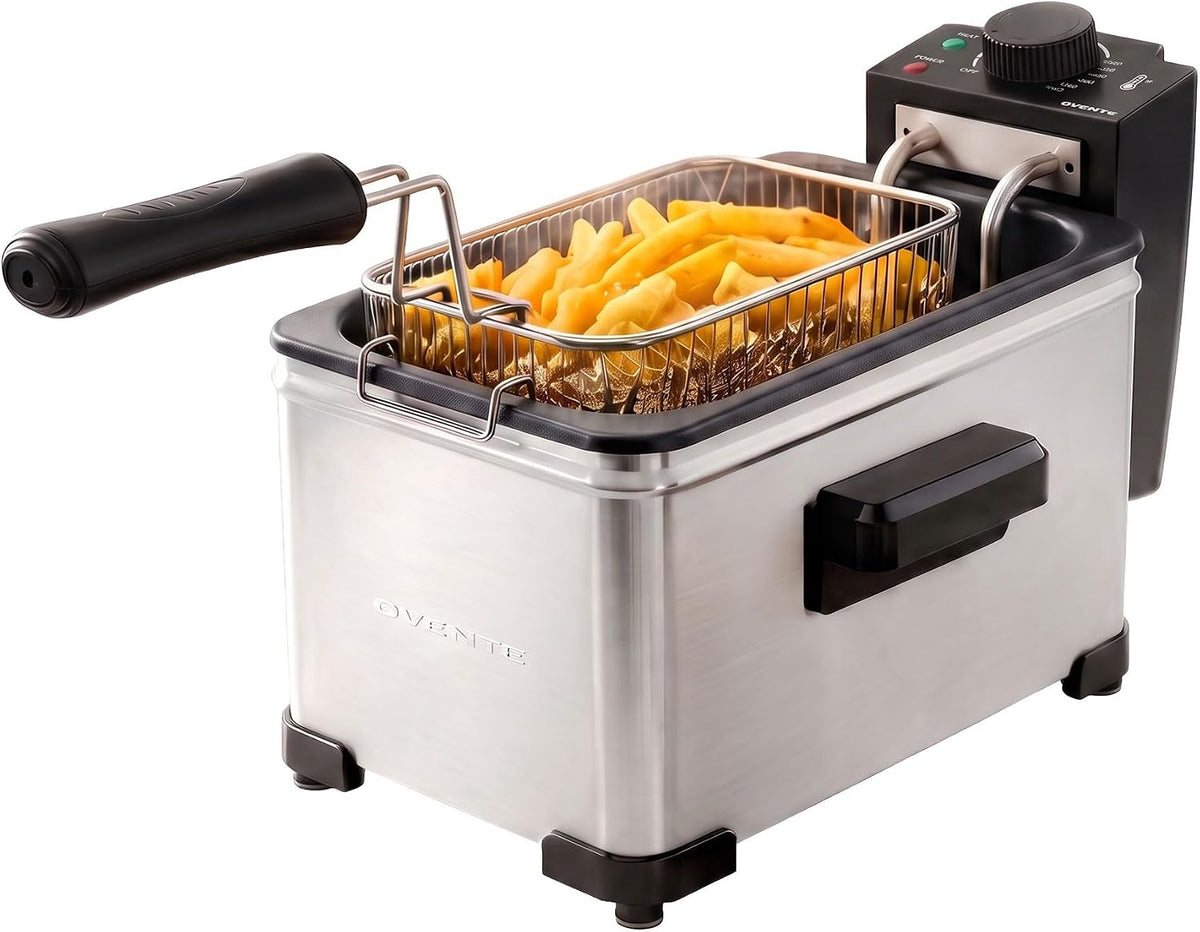 Electric Deep Fryer, 2L Capacity, 1500W, Silver FDM2201BR