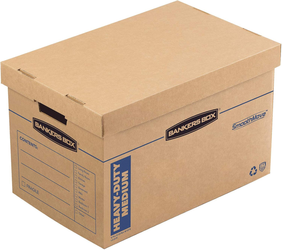 1-Pack Kitchen Kit Moving Box with Dividers