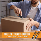 150 Pack Retractable Utility Knives, 18mm Box Cutters Wide Blade