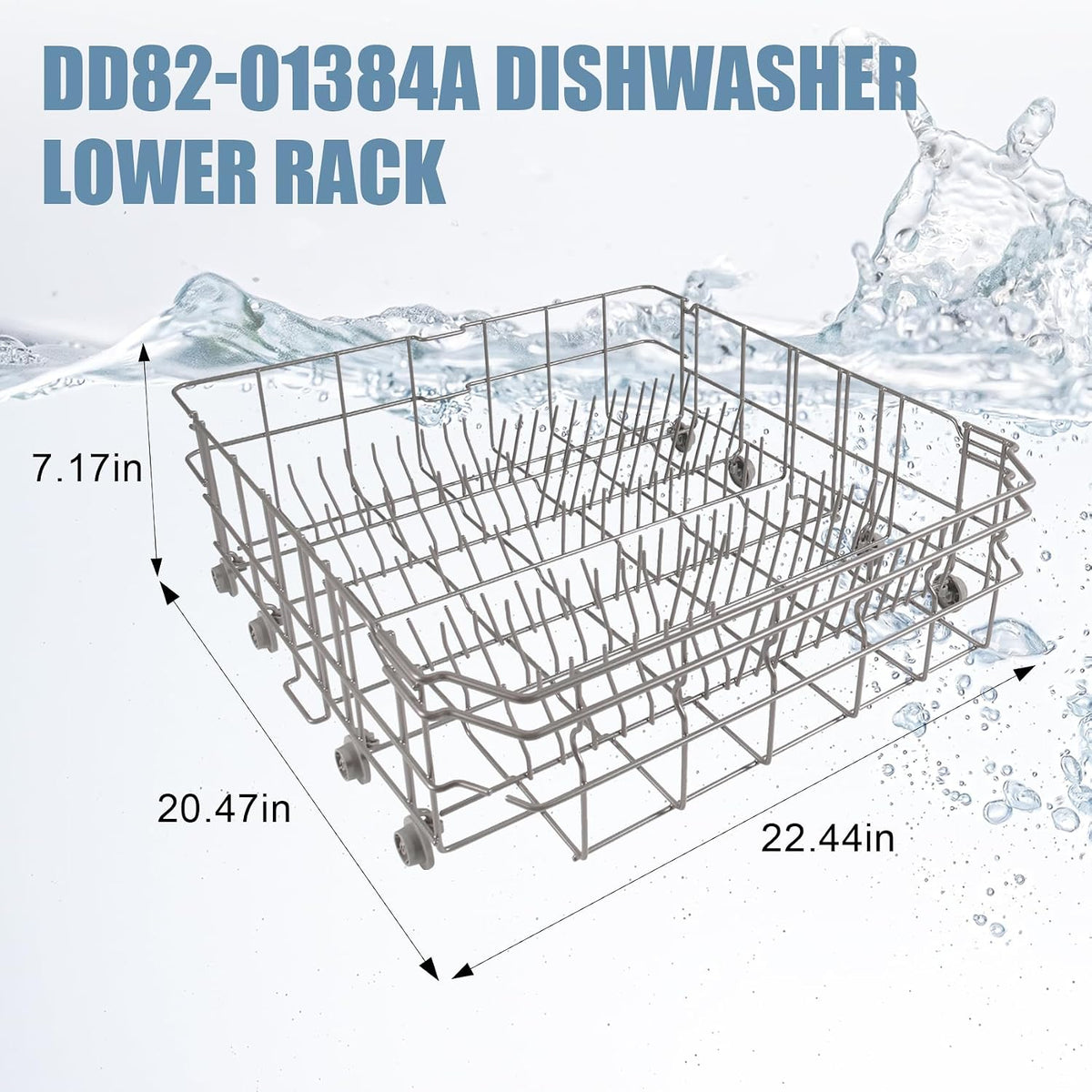 DW80R2031US/DW80M2020US Lower Rack Compatible with Samsung Dishwashers