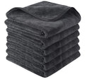 Microfiber Drying Towels for Cars Detailing 16 x 24inch 6 Pack Grey