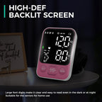 FDA Cleared Blood Pressure Monitor Upper Arm BP Machine for Home Use