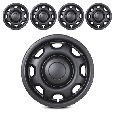 17" Hub Caps Matte Black for 2010-2025 Ford F-150 XL