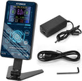 Tattoo Power Supply Touch Screen Digital LCD Power Supply with Clip Cord Foot Pedal Connection Port for Tattoo Machines