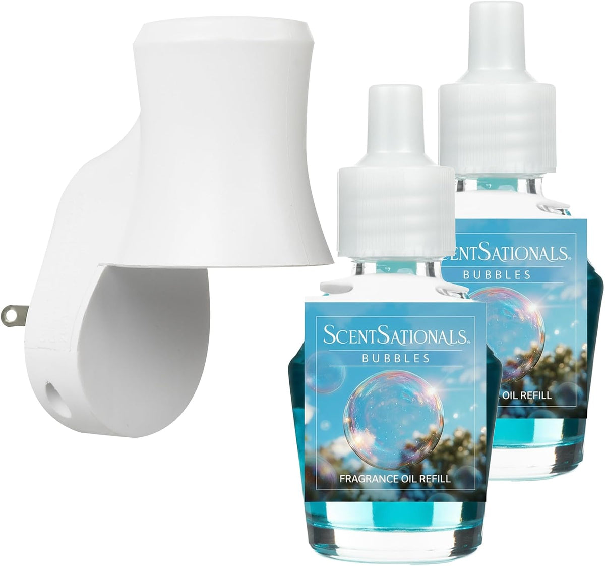 Bubbles, Soap Suds Scented Plug in Air Freshener Starter Set