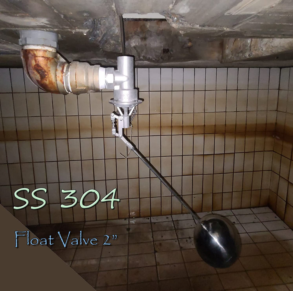 304 Stainless Steel Balanced Float Ball Valve, Tank Mount, 100 Psi (2"(50))