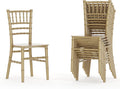 Hercules Kids Resin Chiavari Chair, Gold, 6-Pack