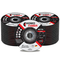 HOMO FABER 25 Pack Grinding Wheels 4 1/2 Inch, Angle Grinder Disc