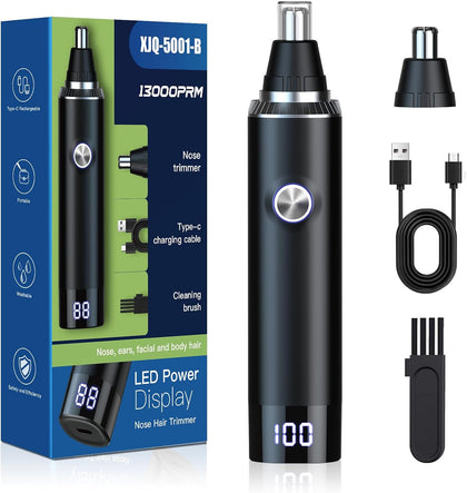 Ear and Nose Hair Trimmer for Men Women, 2026 Professional Painless USB Rechargeable Eyebrow & Facial Hair Trimmer